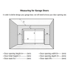 Puertas de garaje seccionales de listones de aluminio