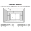 Puertas de garaje de rodillo de aluminio negro
