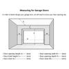 Puertas seccionales de aluminio en perspectiva